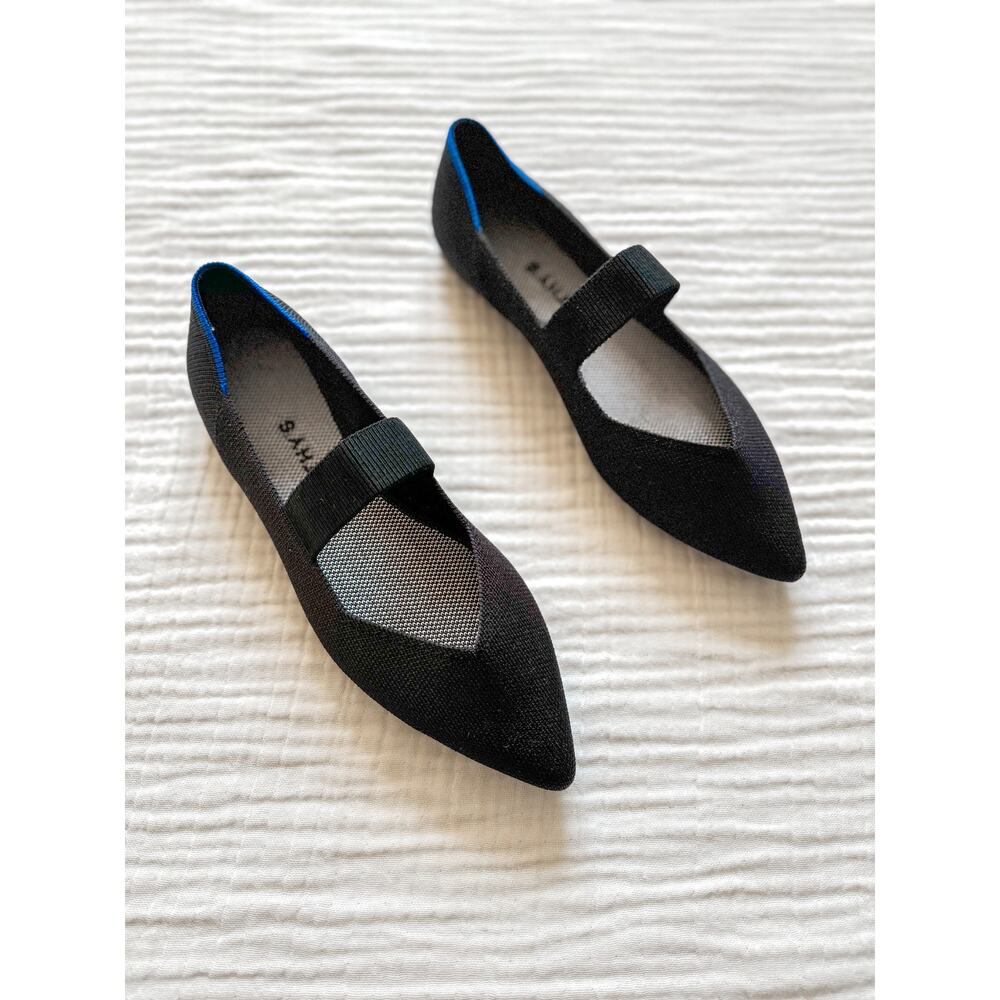 Rothy’s Black Mary Jane The Point Flats
